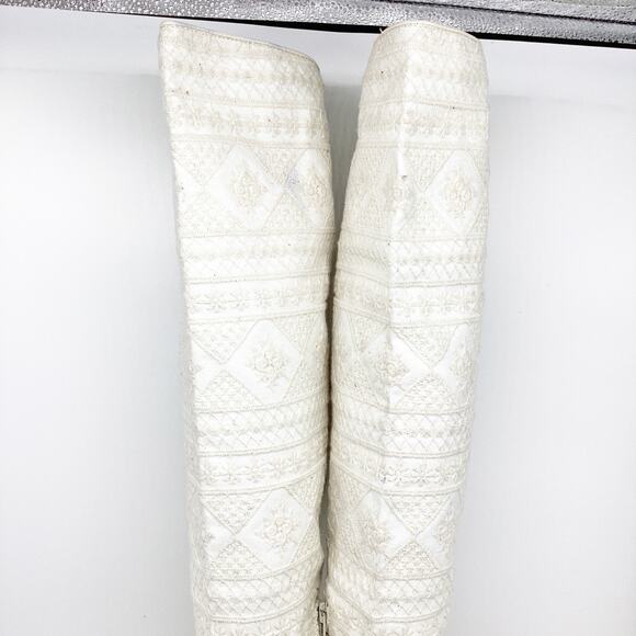 Free People Women's Bren OTK Crochet Western Cowgirl Boots Size US 8 EU 38 - Picture 12 of 15